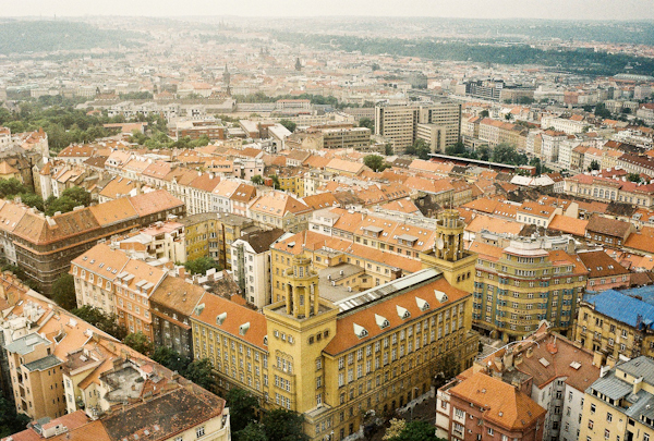 prague tower view prague tower view